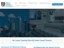 Tablet Screenshot of ericscarpetcleaningservices.net